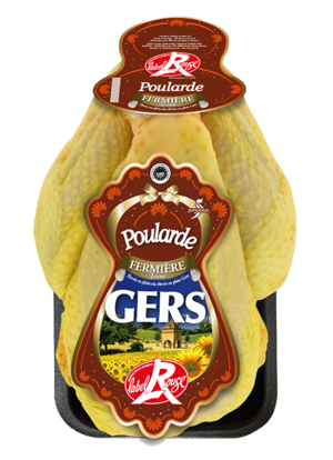 Poularde fermière du Gers Label Rouge