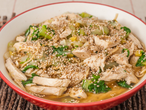 Soupe chinoise poulet