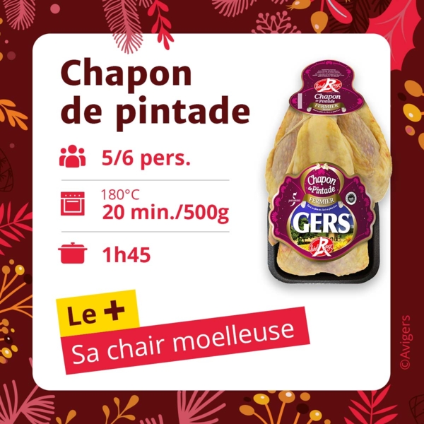 Pour un Chapon de pintade