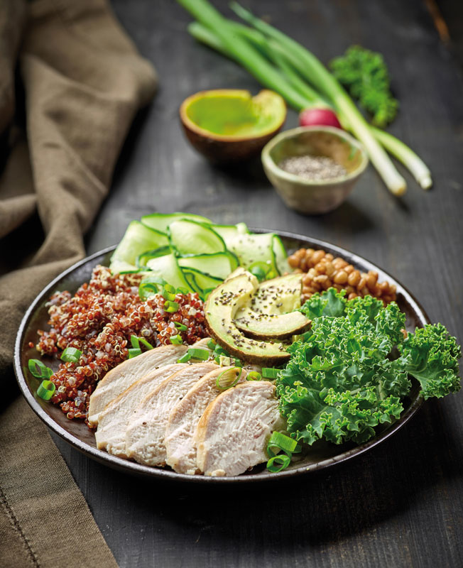 Recette : Power Bowl au Poulet du Gers