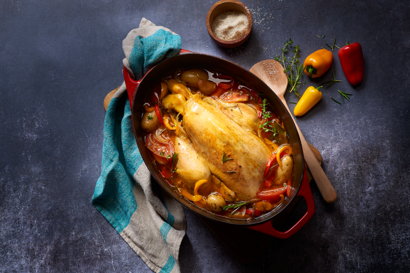 Recette Poulet à la provençale